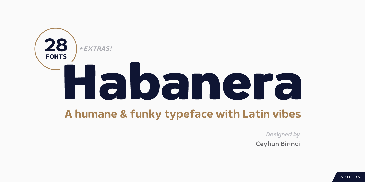 Font Habanera Rounded